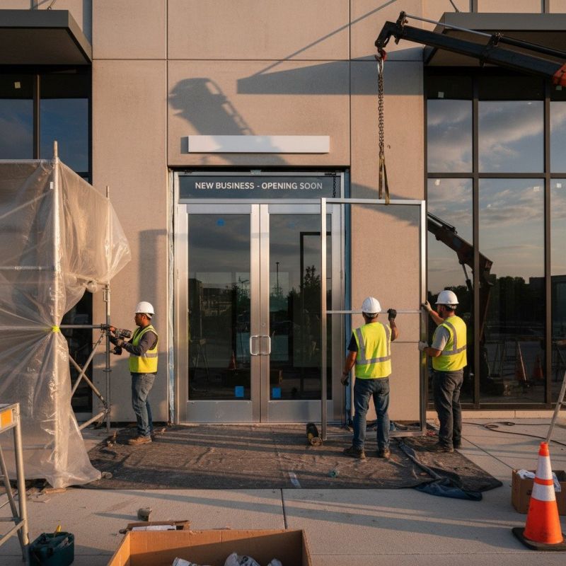 Front Entrance Construction