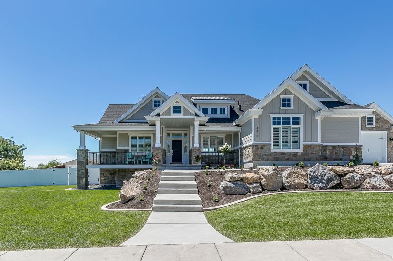 Spring Front Entrance Construction